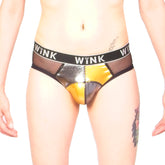 Damian Shorts With Mesh - Gold / Silver